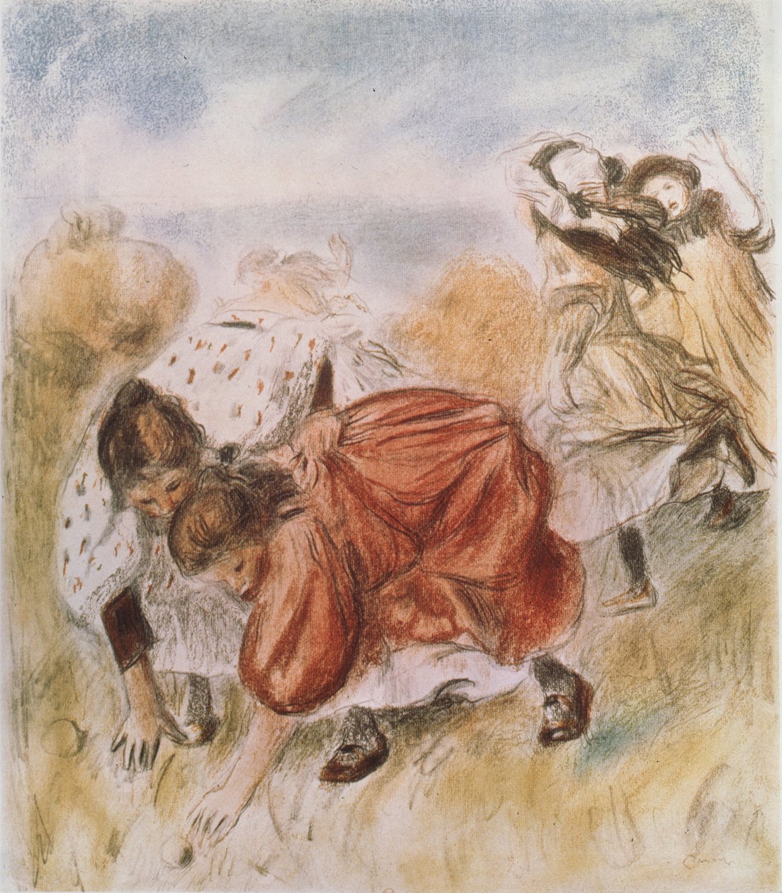 Děti, 90. léta 19. století od Pierre Auguste Renoir