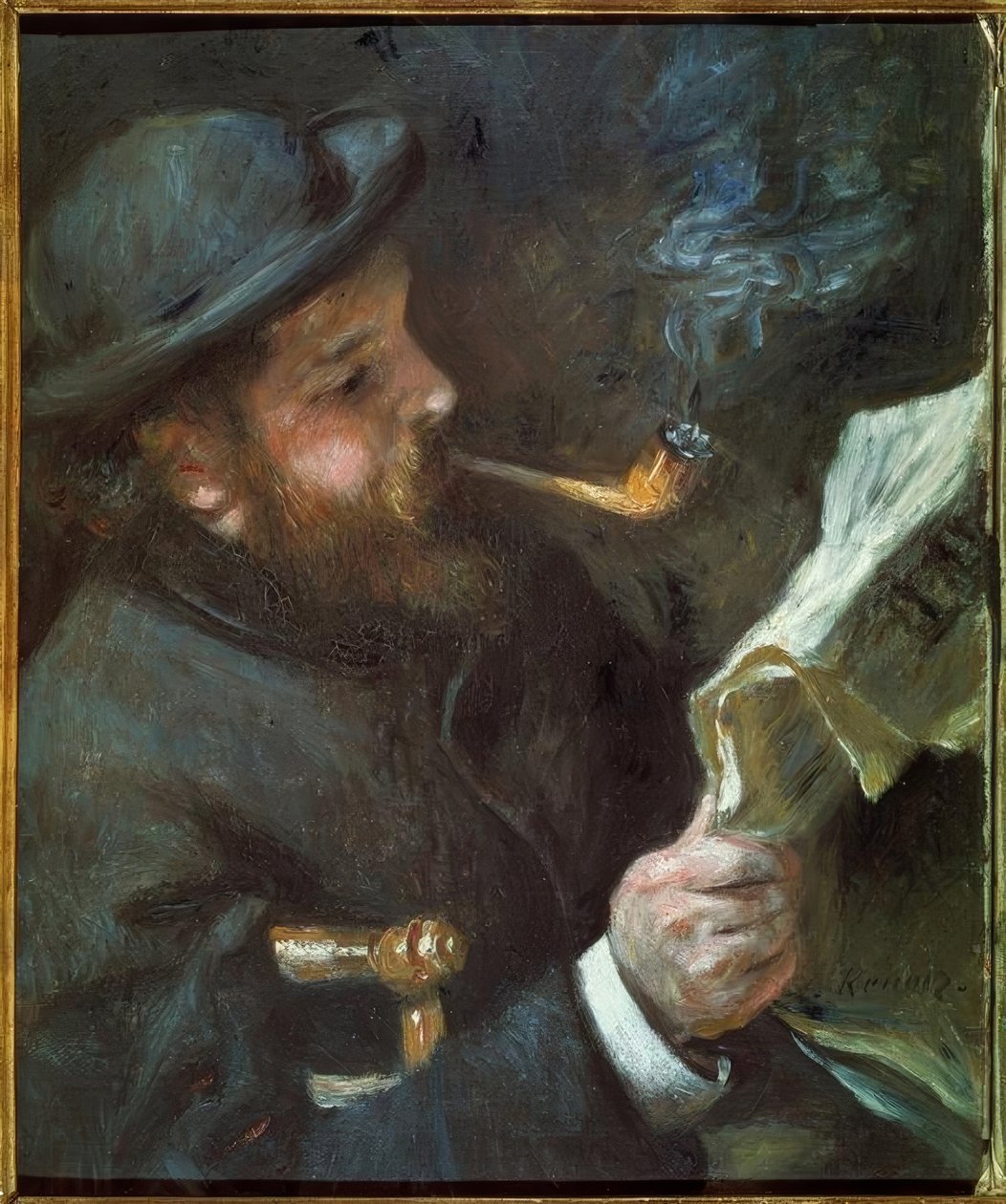 Claude Monet od Pierre Auguste Renoir