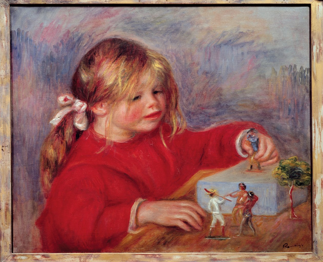Hraje Claude Renoir od Pierre Auguste Renoir