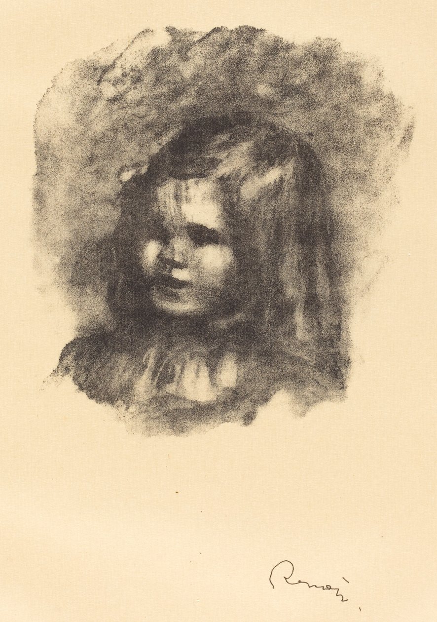 Claude Renoir, odbočil vlevo Claude Renoir, odbočil vlevo, 1904. od Pierre Auguste Renoir