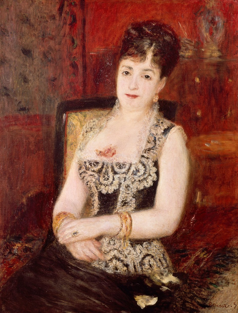 hraběnka Pourtalesová od Pierre Auguste Renoir