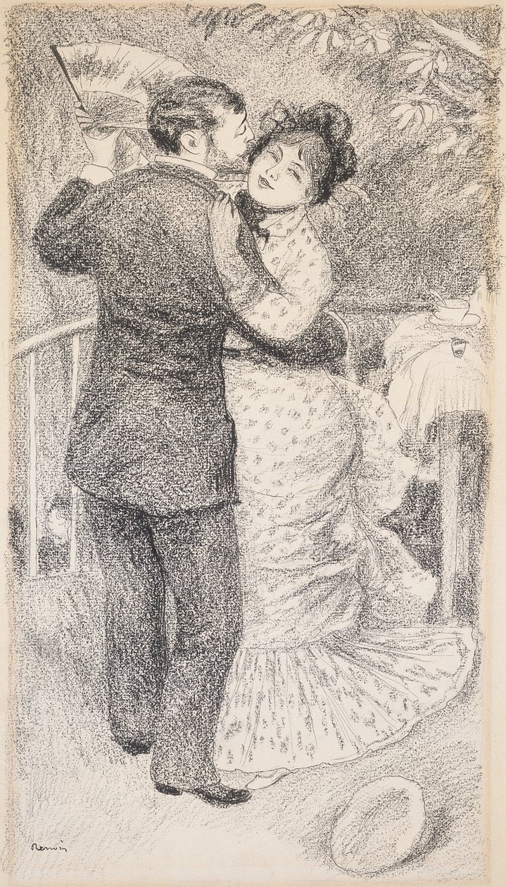 Venkovský tanec, 1883 od Pierre Auguste Renoir