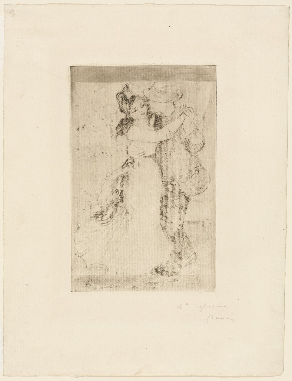 Tanec na venkově od Pierre Auguste Renoir