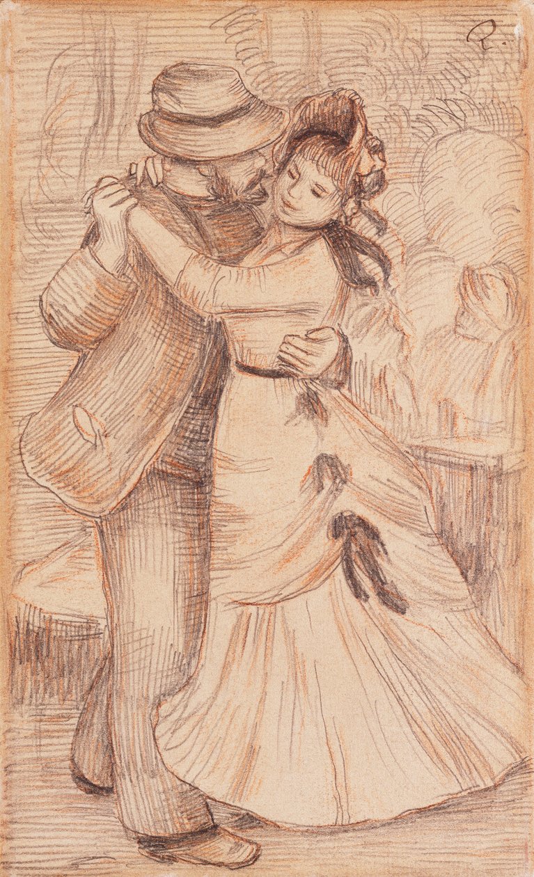 Tanec na venkově, 1883 od Pierre Auguste Renoir