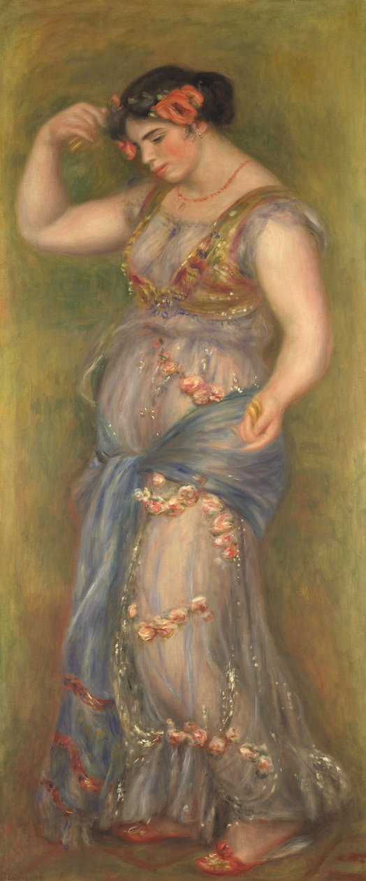 Tančící dívka s kastaněty od Pierre Auguste Renoir