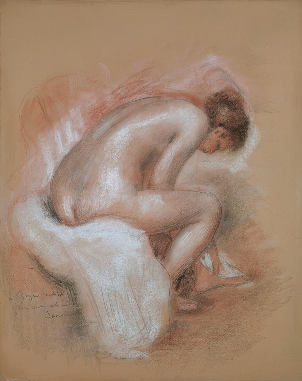 Záchod od Pierre Auguste Renoir