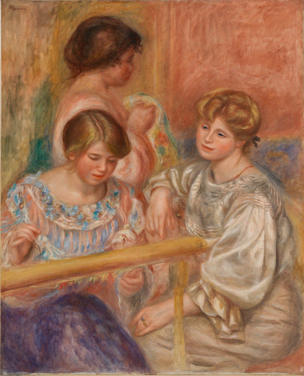 Vyšívačky od Pierre Auguste Renoir