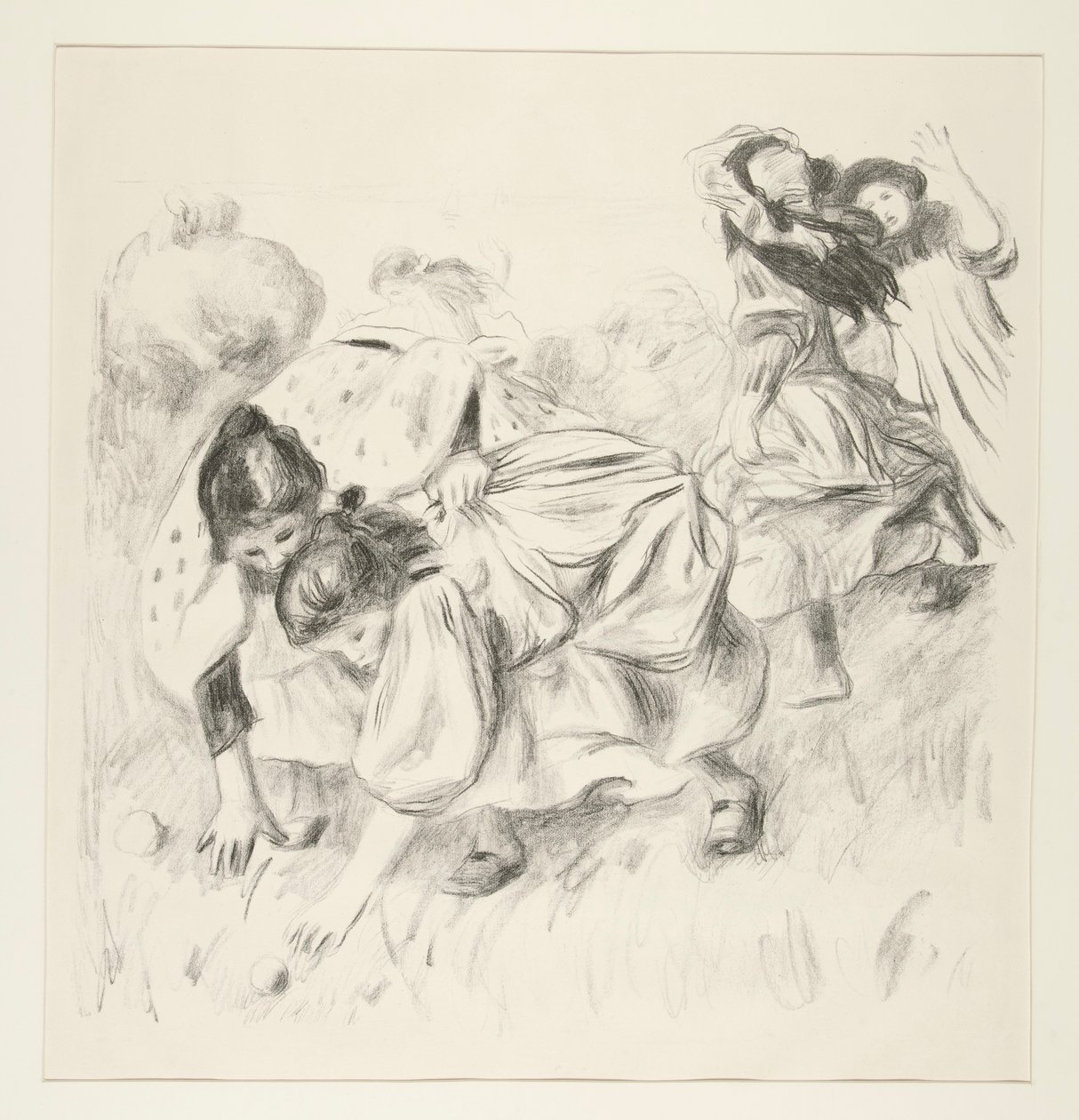 Hrající si děti? míč (Children Playing Ball) od Pierre Auguste Renoir