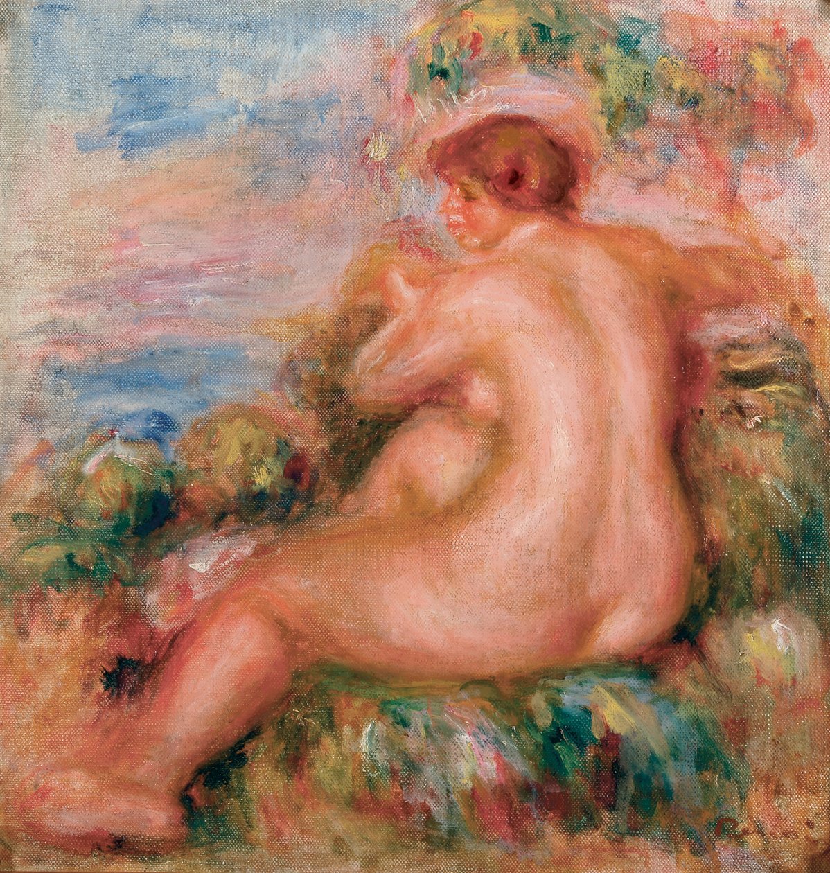 Ženský akt v krajině, 1915 od Pierre Auguste Renoir
