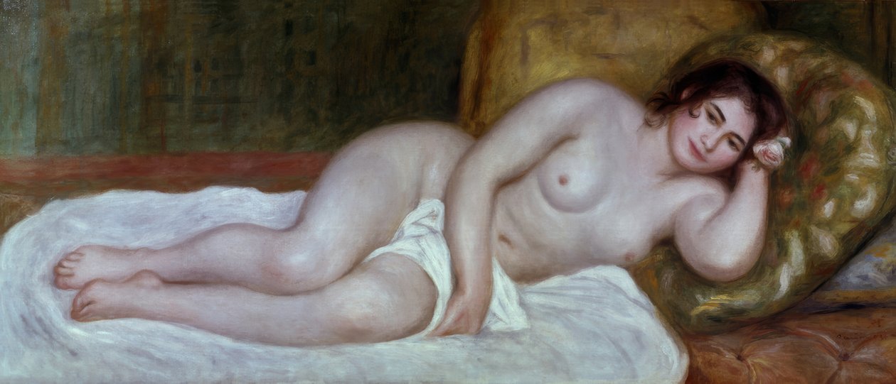 Nahá žena vleže od Pierre Auguste Renoir