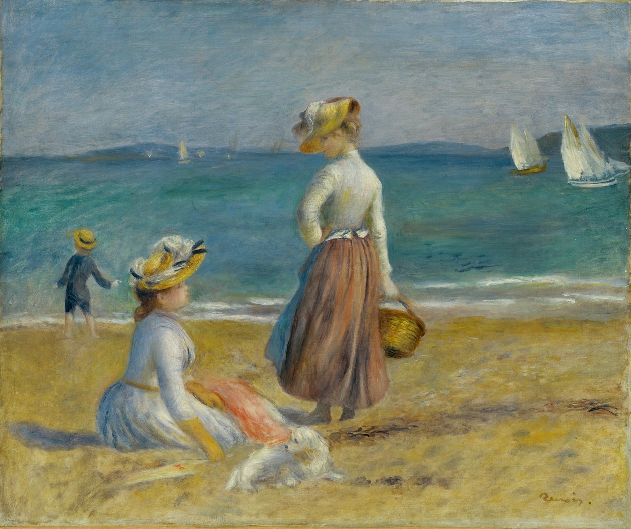 Postavy na pláži, 1890 od Pierre Auguste Renoir