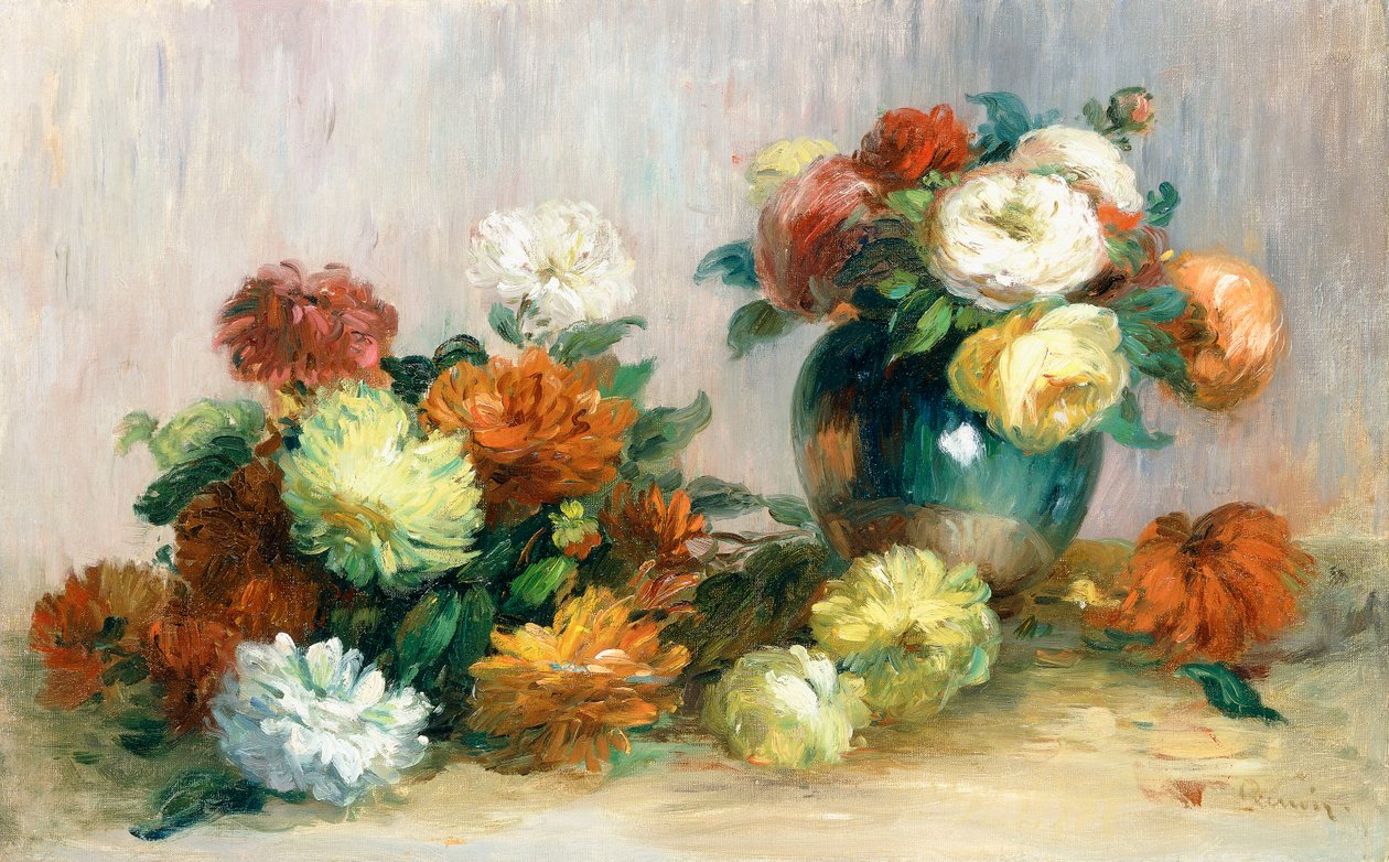 Květinové věnce, c.1880 od Pierre Auguste Renoir