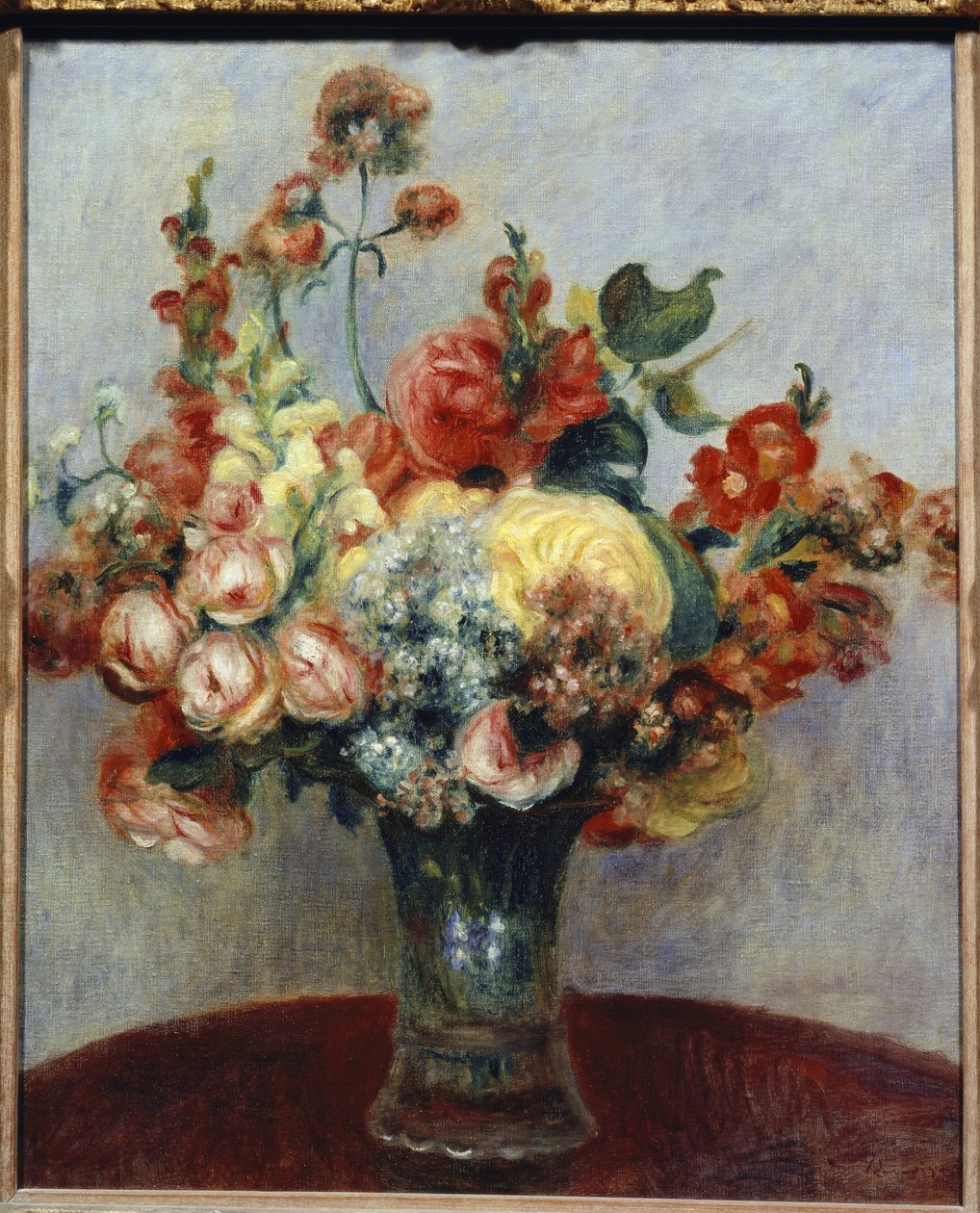 Květiny ve váze (olej na plátně od Pierre Auguste Renoir