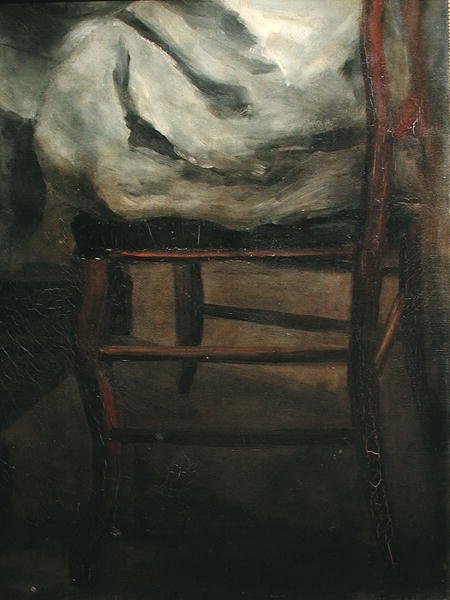 Frederick Bazille u svého stojanu od Pierre Auguste Renoir