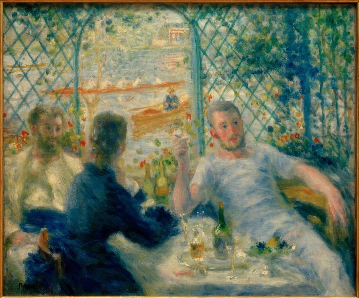 Snídaně v restauraci Fournaise (snídaně pro veslaře) od Pierre Auguste Renoir