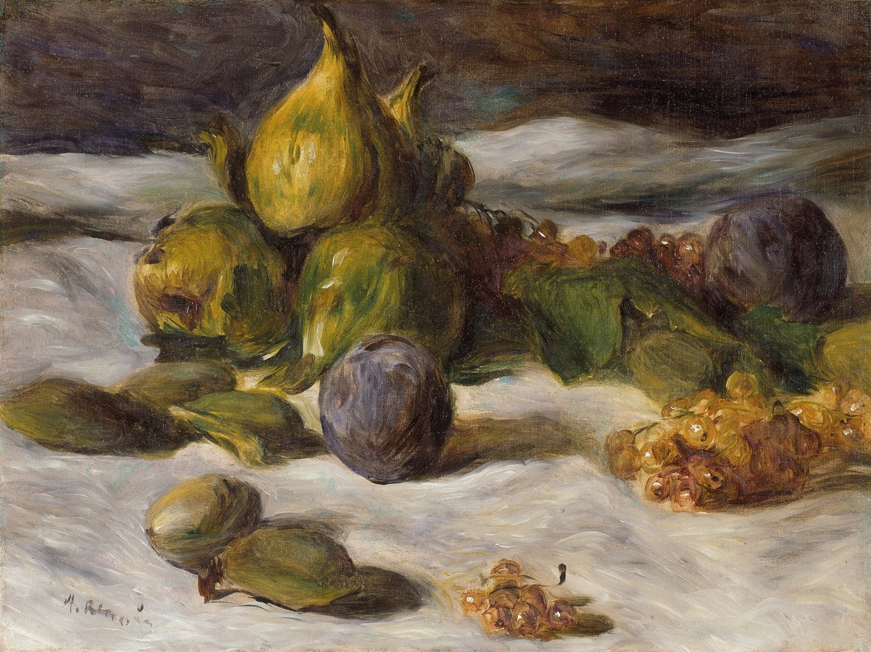 Ovocné zátiší (fíky a rybíz) od Pierre Auguste Renoir