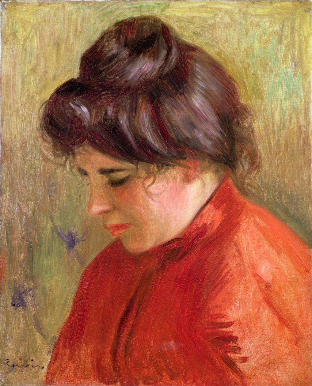 Gabrielle (olej na plátně) od Pierre Auguste Renoir