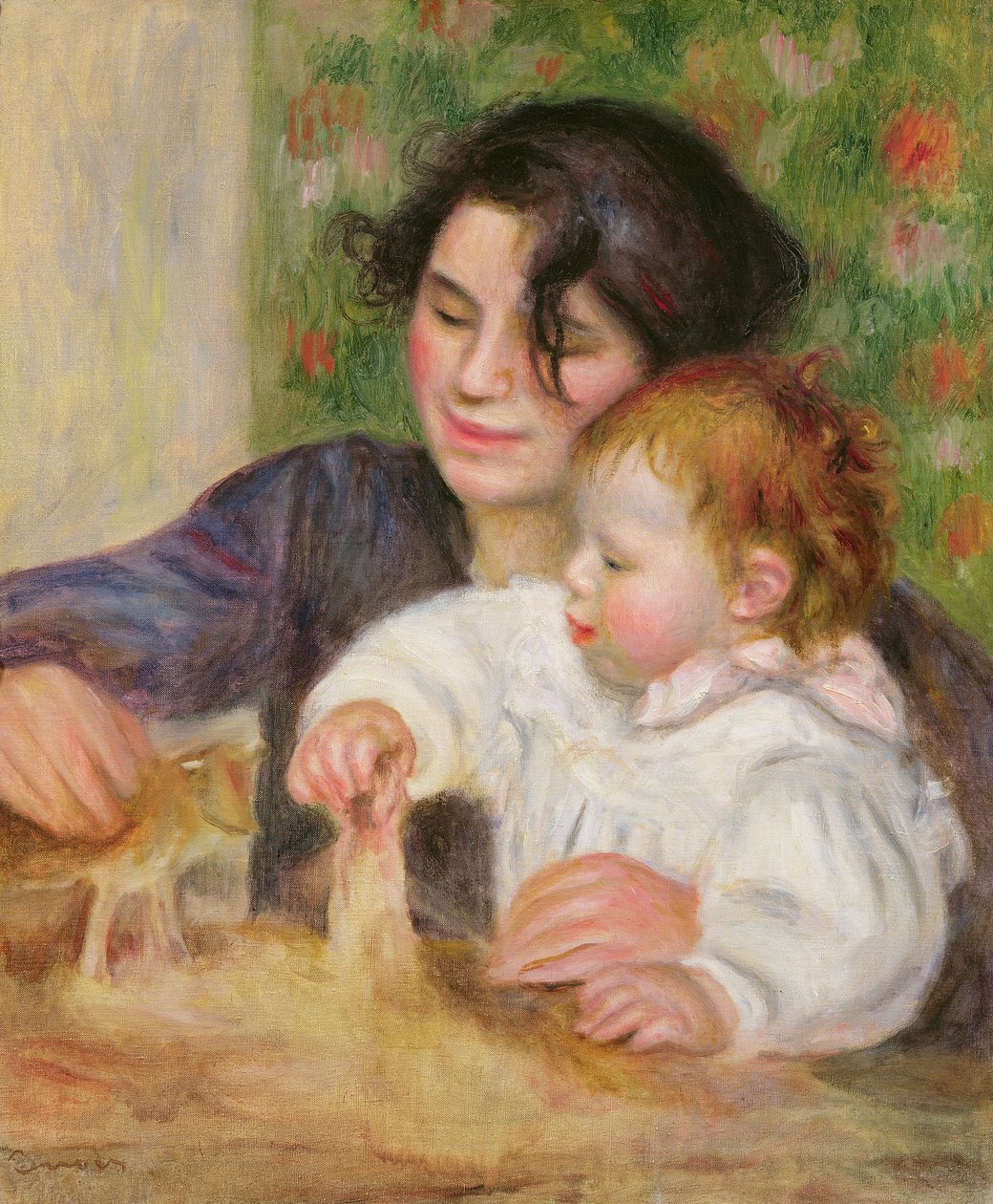 Gabrielle a Jean, kolem 1895-6 (olej na plátně) od Pierre Auguste Renoir
