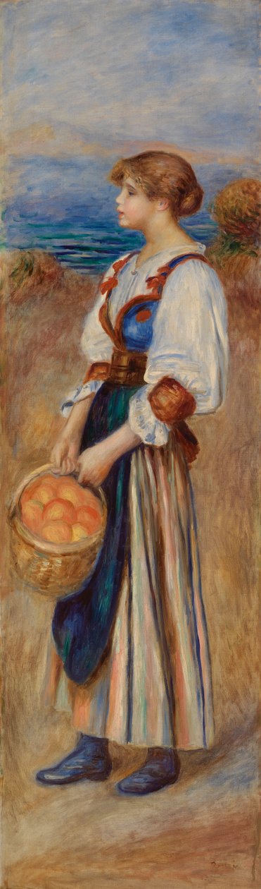 Dívka s košíkem pomerančů (Marchande d
