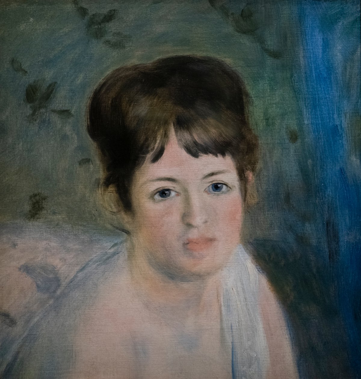 Hlava ženy od Pierre Auguste Renoir