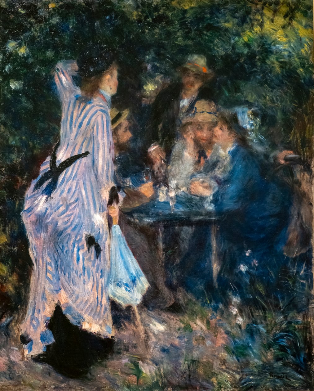 Na zahradě. Pod stromy Moulin de la Galette od Pierre Auguste Renoir