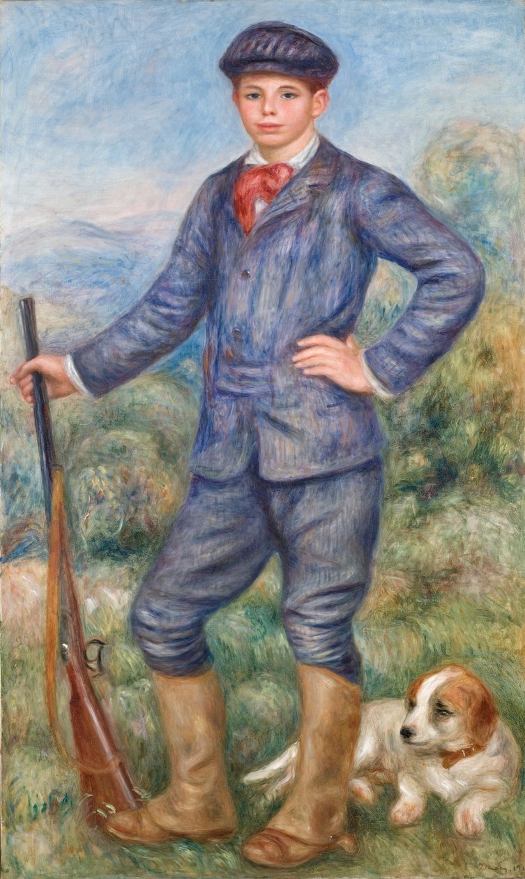 Jean jako lovec, 1910 od Pierre Auguste Renoir