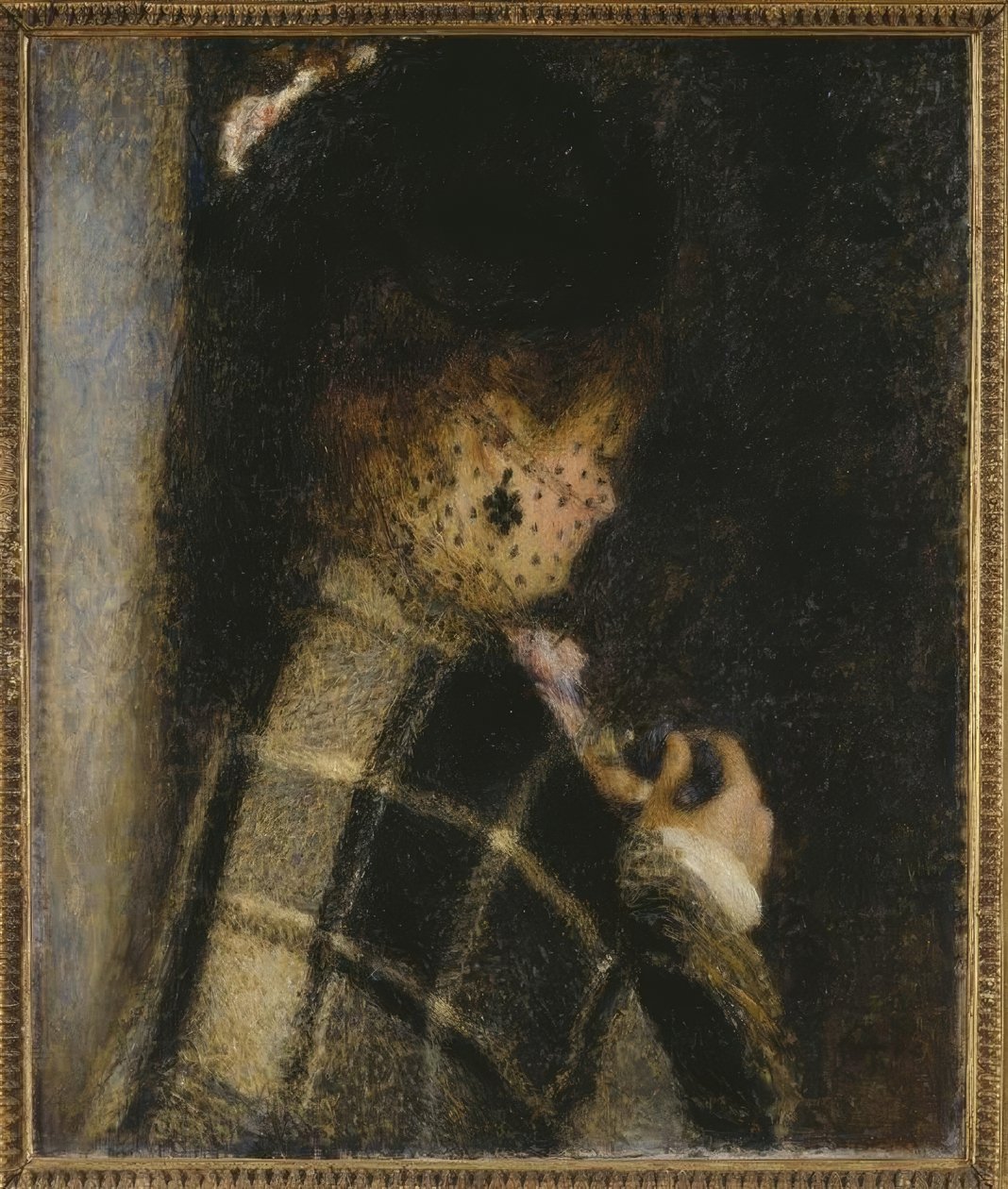 Mladá žena se závojem od Pierre Auguste Renoir
