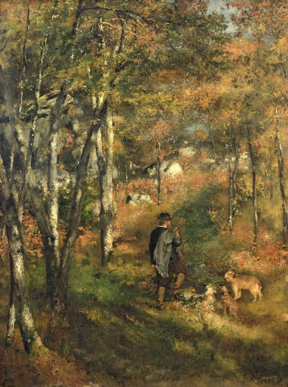 Jules Le Coeur v lese Fontainebleau od Pierre Auguste Renoir