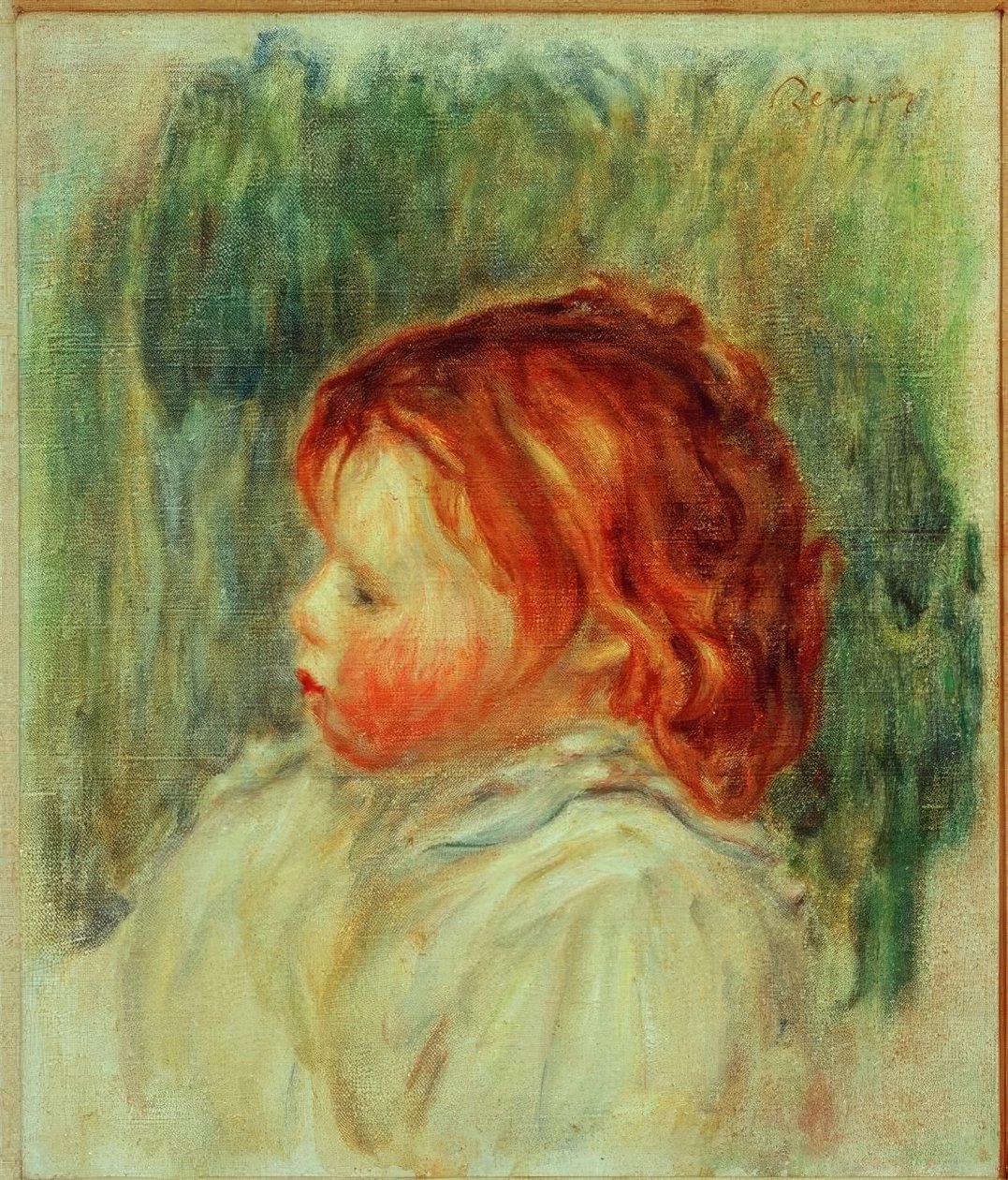 Portrét dítěte od Pierre Auguste Renoir