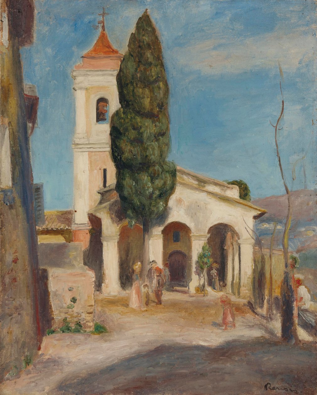 Kaple Panny Marie Ochranné v Haut-de-Cagnes, 1905 od Pierre Auguste Renoir