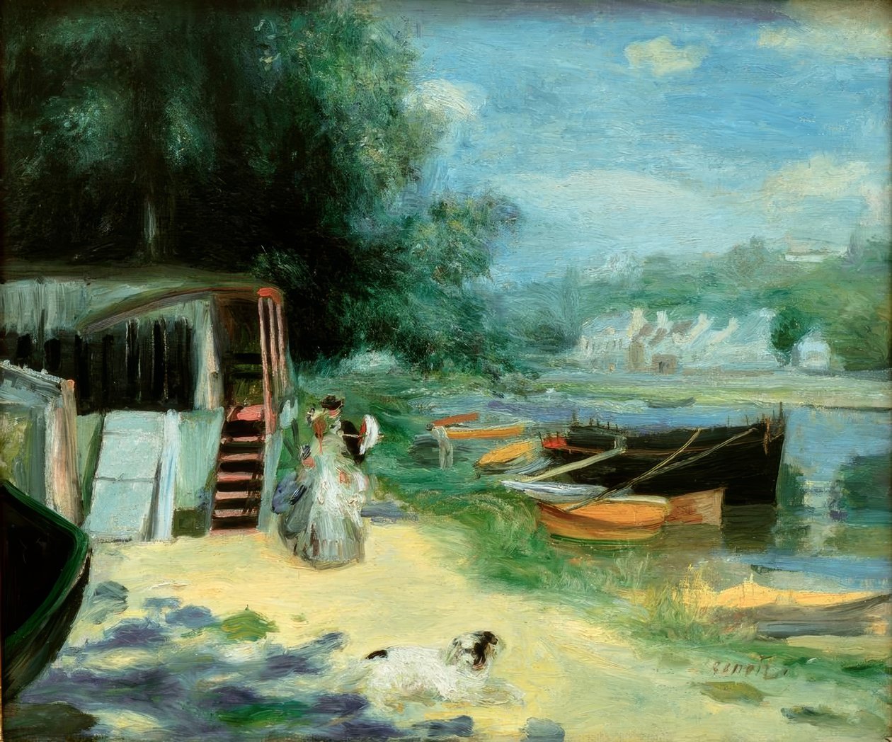 La Grenouillère od Pierre Auguste Renoir
