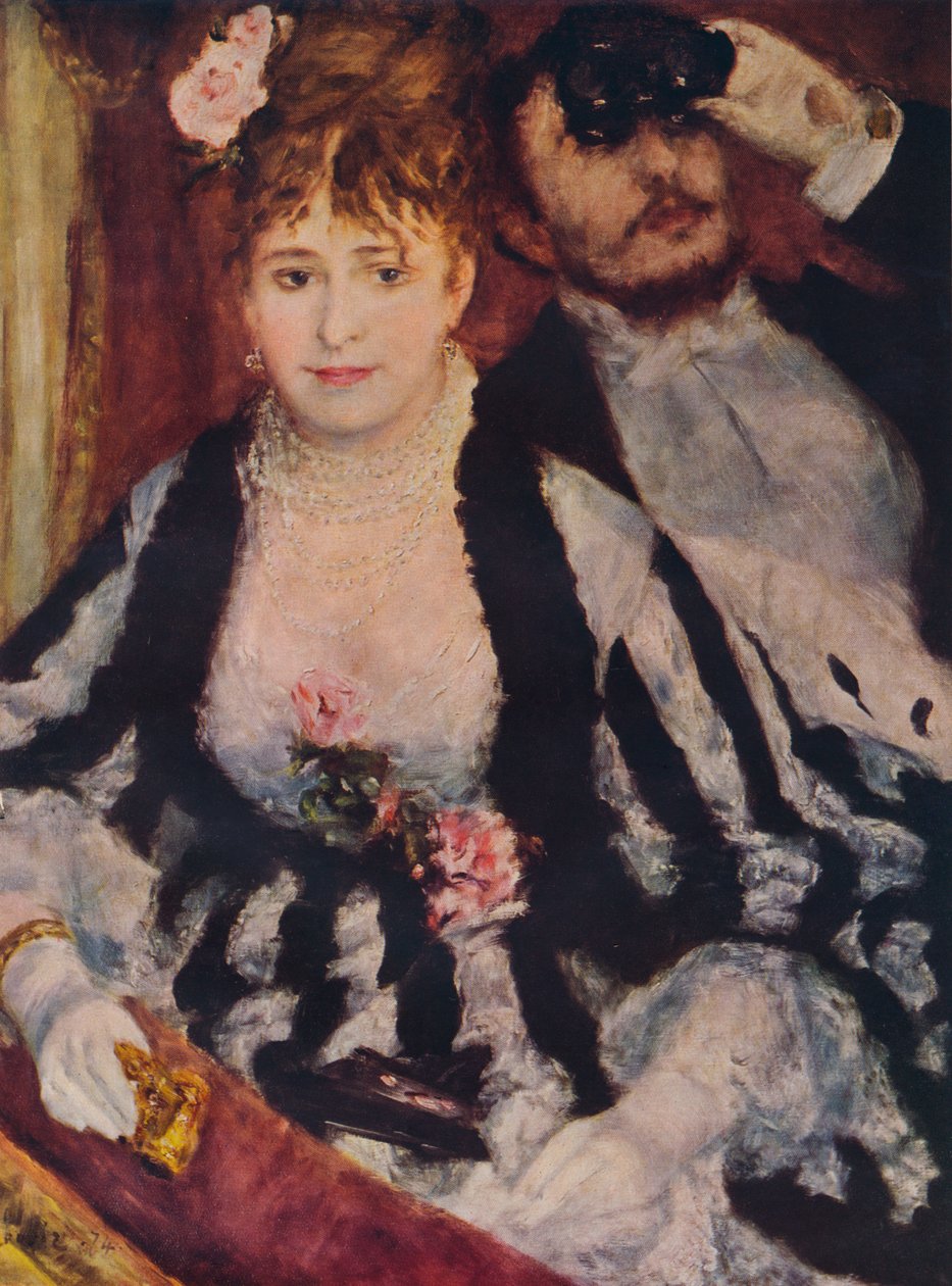La Loge The Theatre Box, 1874, 1938 od Pierre Auguste Renoir