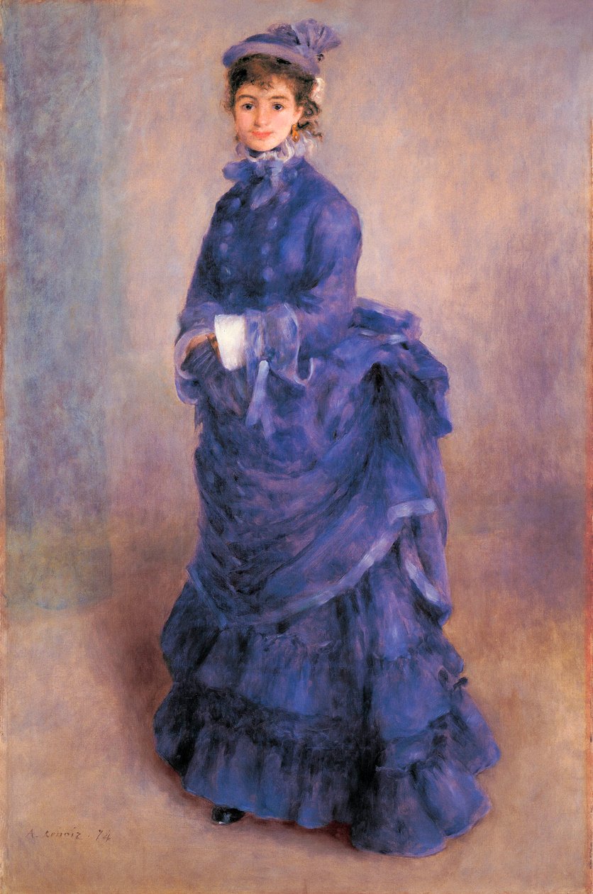 „La Parisienne“, portrét madame Henriette Henriot, francouzské herečky a preferované modelky malířky od Pierre Auguste Renoir