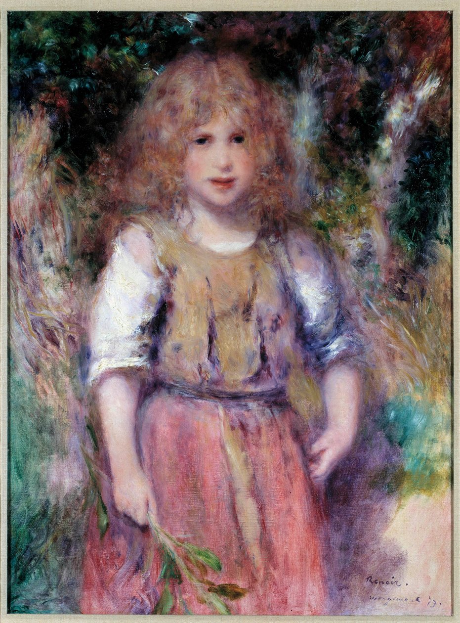 La petite bohemienne Malba Pierra Auguste Renoira (1841-1919) 1879 Soukromá sbírka od Pierre Auguste Renoir