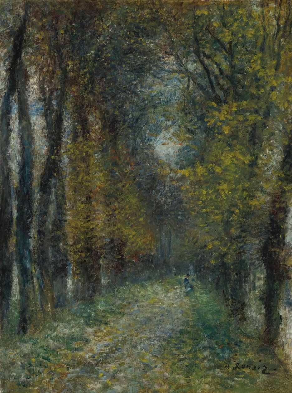 Krytý chodník, 1872 od Pierre Auguste Renoir