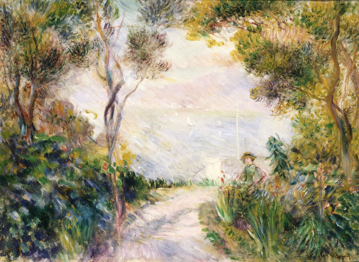 Krajina, konec cesty od Pierre Auguste Renoir