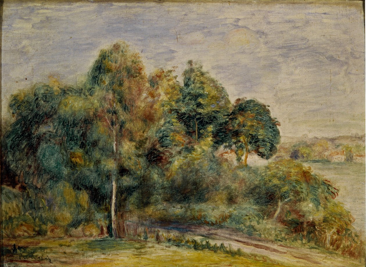 Krajina. Obraz Pierre Auguste Renoir (Pierre-Auguste od Pierre Auguste Renoir