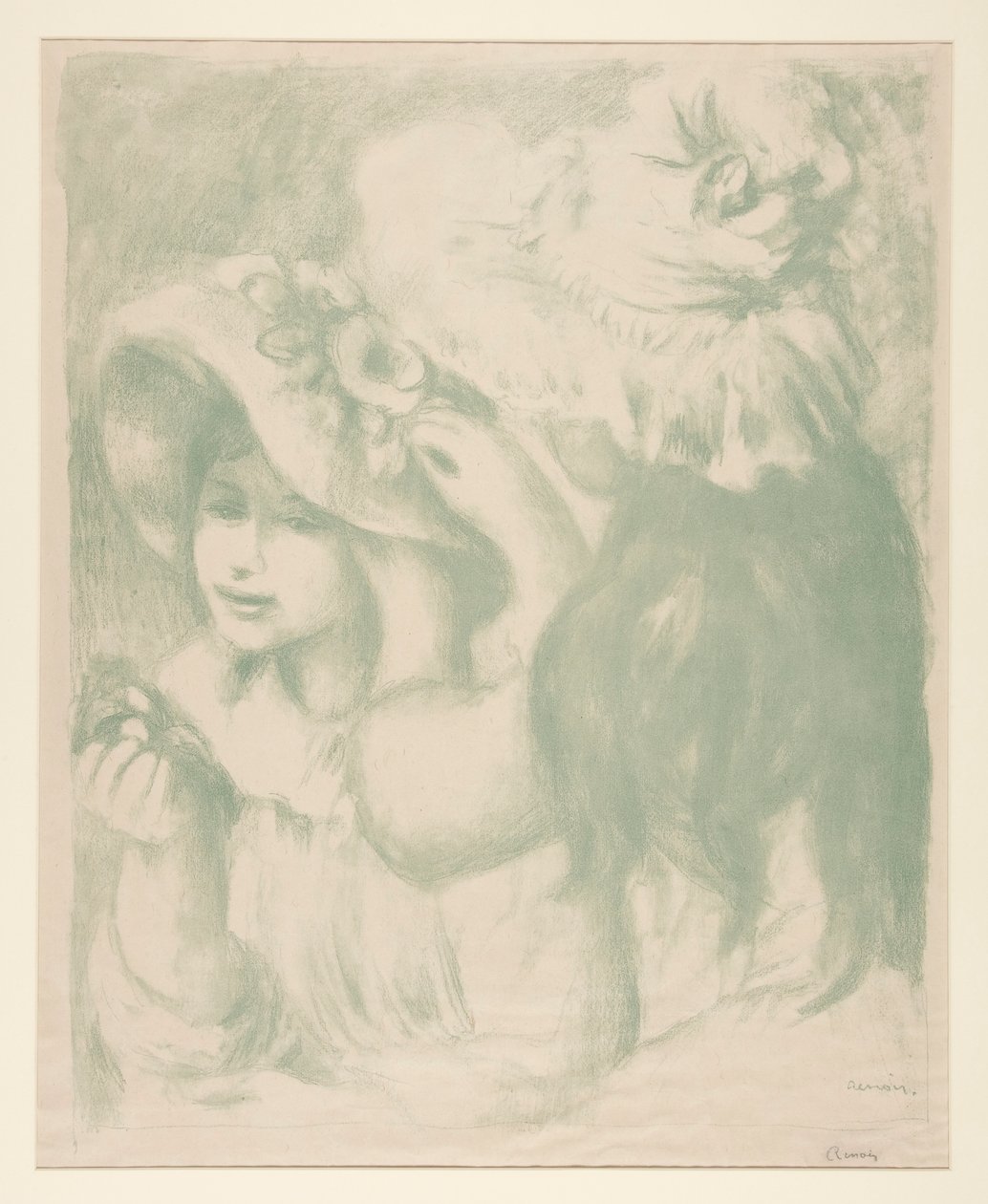 Le Chapeau ?pingl? (Připnutý klobouk) od Pierre Auguste Renoir