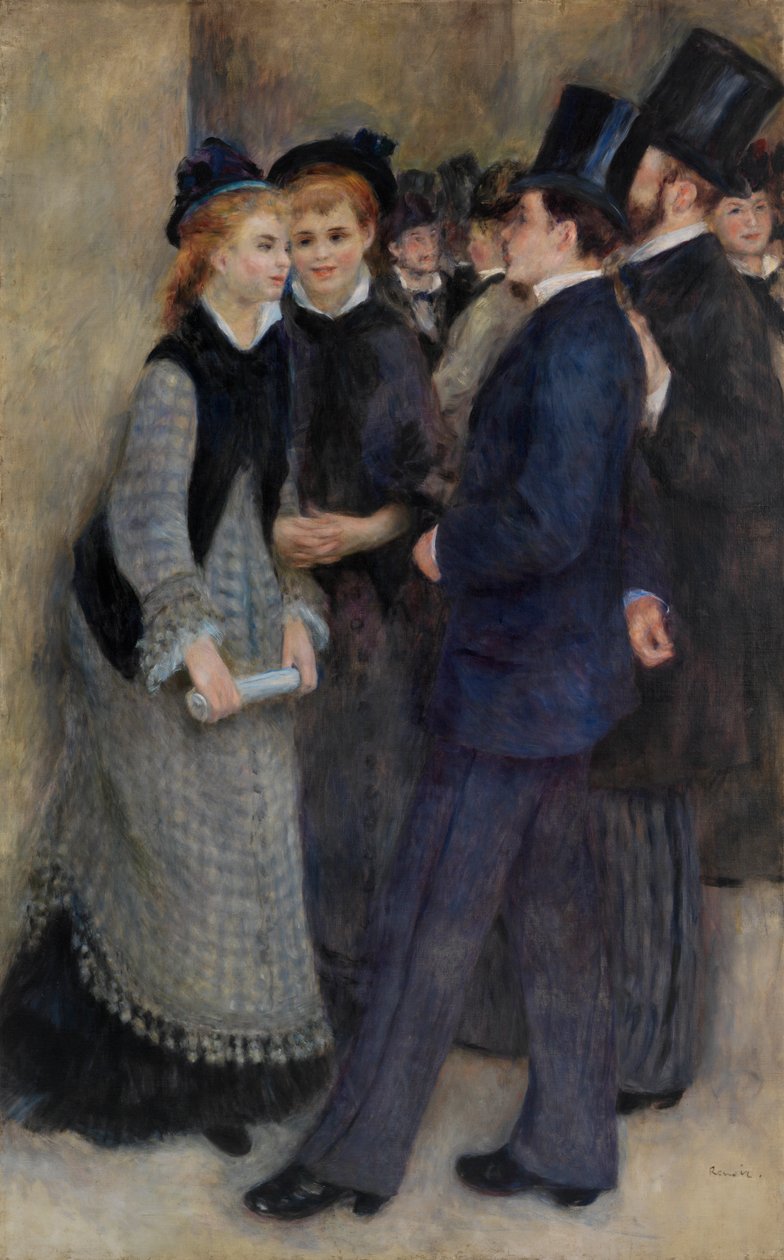 Odchod z konzervatoře od Pierre Auguste Renoir