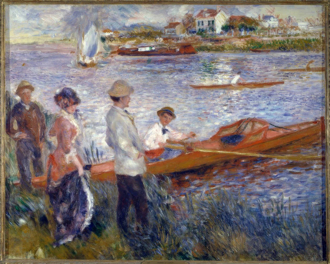 Canotiers v Chatou od Pierre-Auguste Renoir