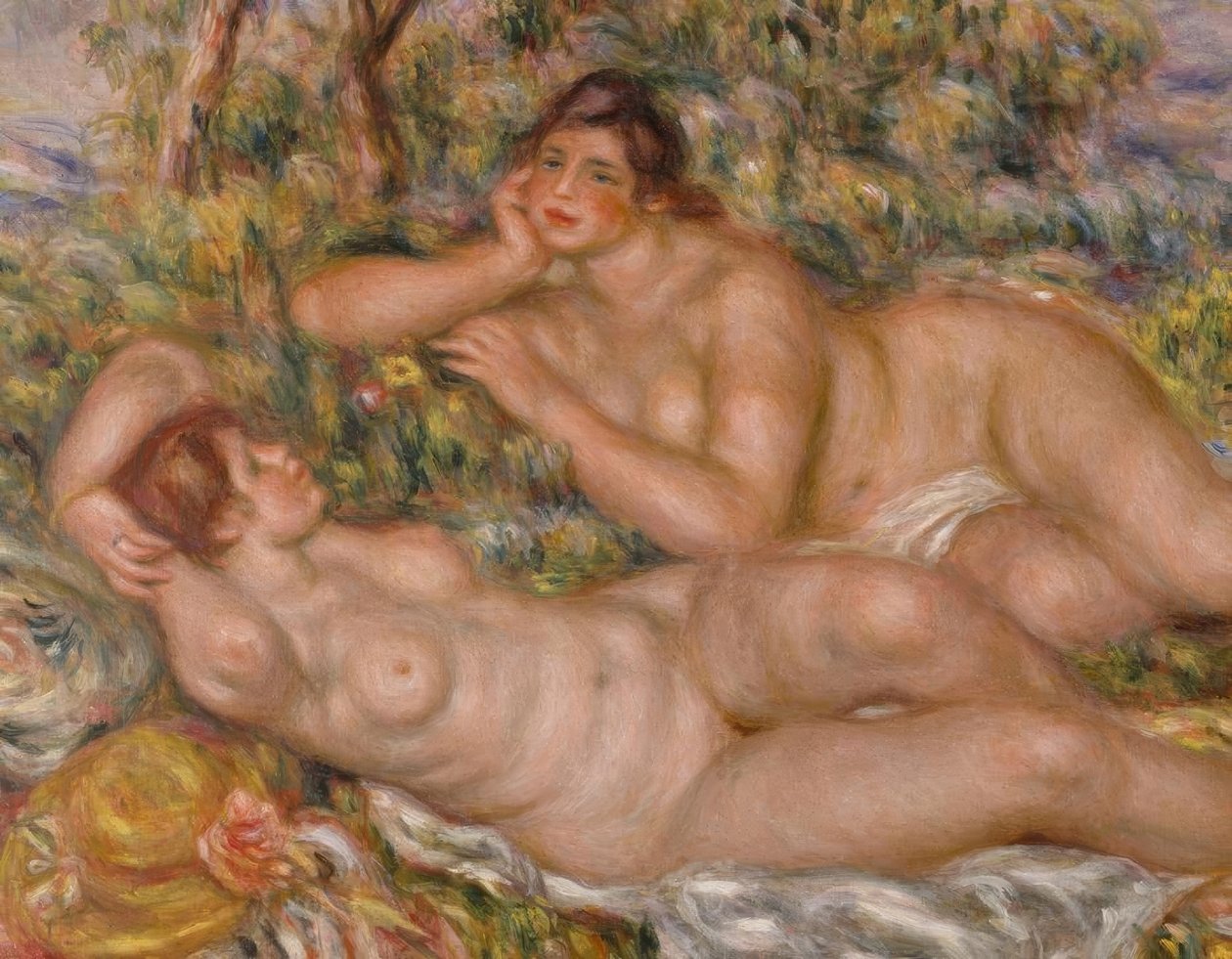 Koupající se od Pierre Auguste Renoir