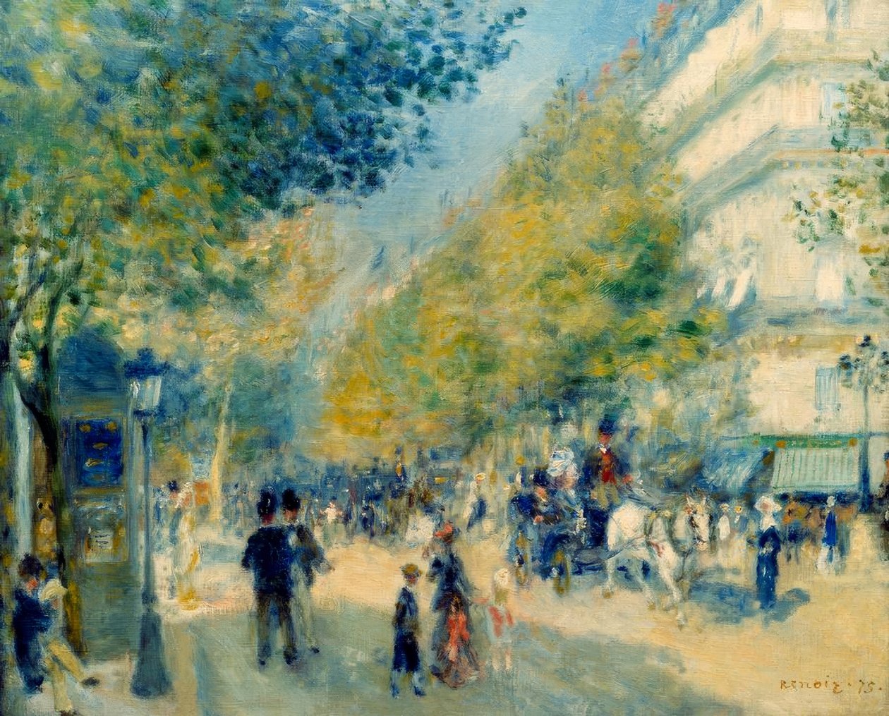 Velké bulváry od Pierre Auguste Renoir