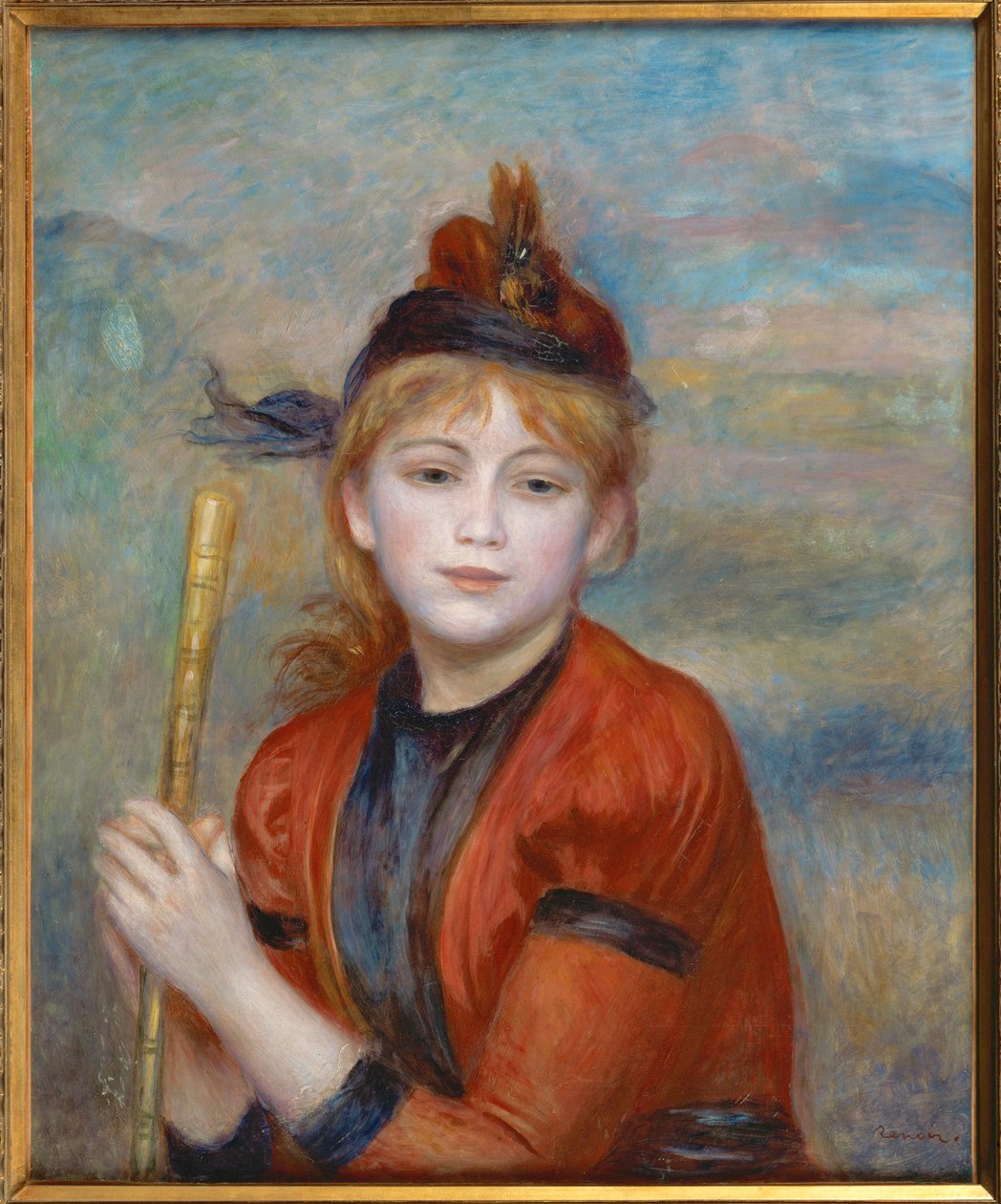 Výletník (olej na plátně) od Pierre Auguste Renoir