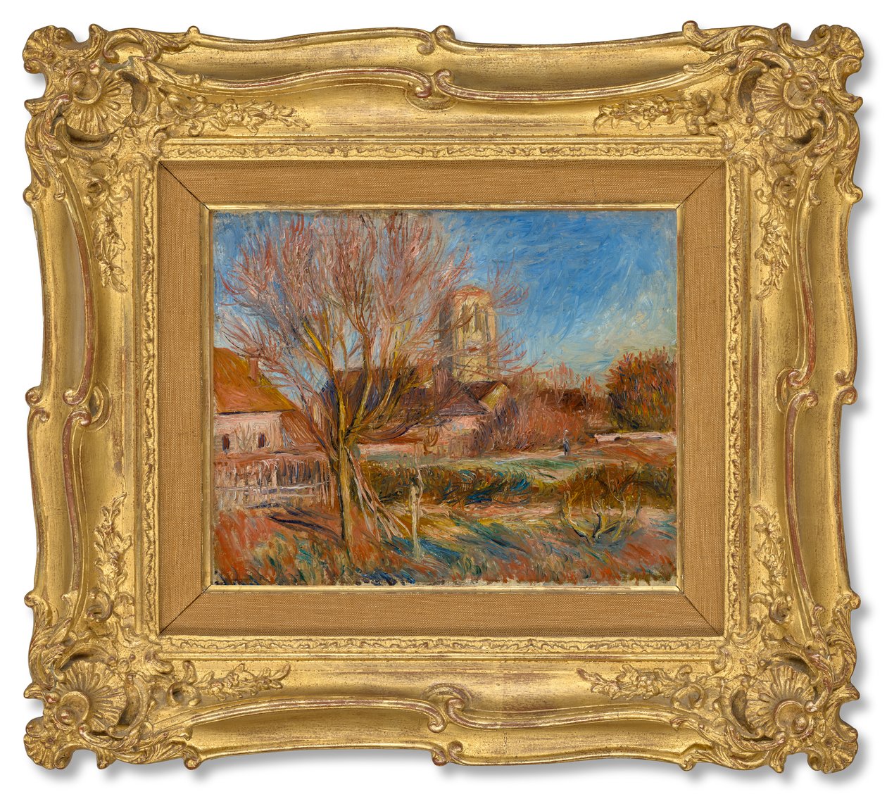 Kostel v Essoyes, kolem roku 1900 (olej na plátně) od Pierre Auguste Renoir