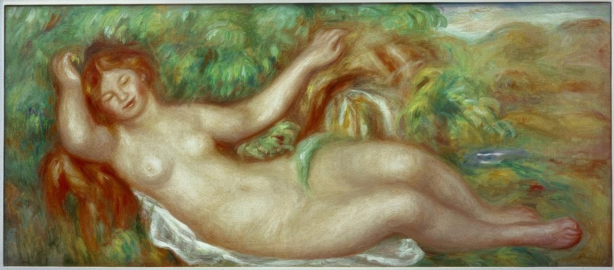 Ležící akt (zdroj) od Pierre Auguste Renoir