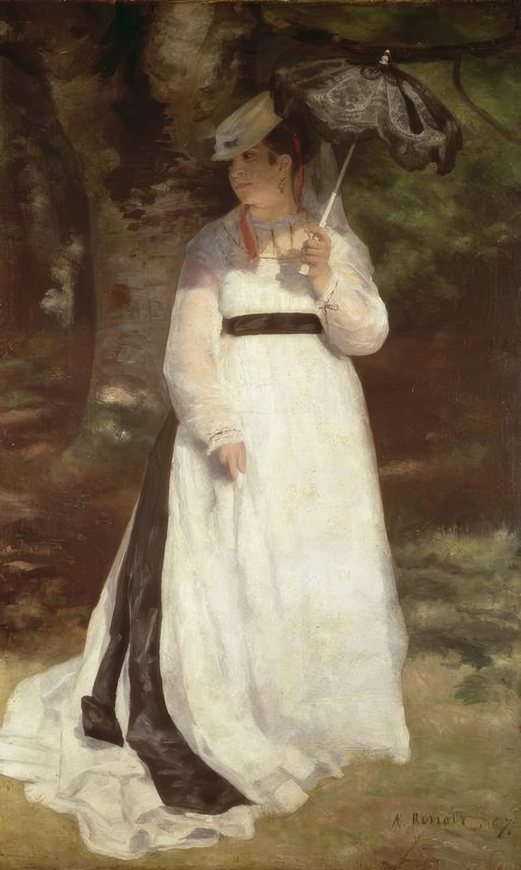 Lise se slunečníkem od Pierre Auguste Renoir