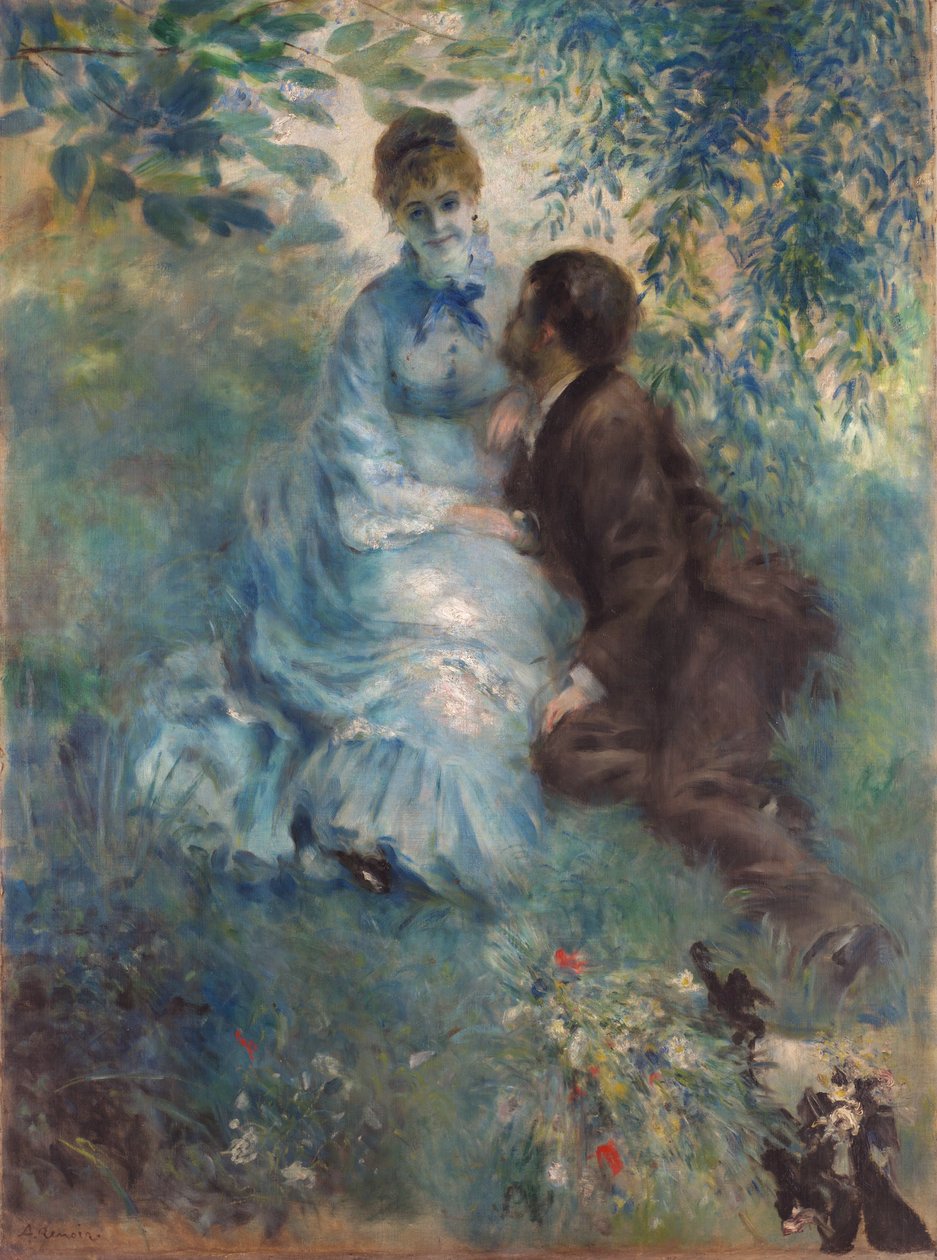 Idyla milenců, 1875 od Pierre Auguste Renoir
