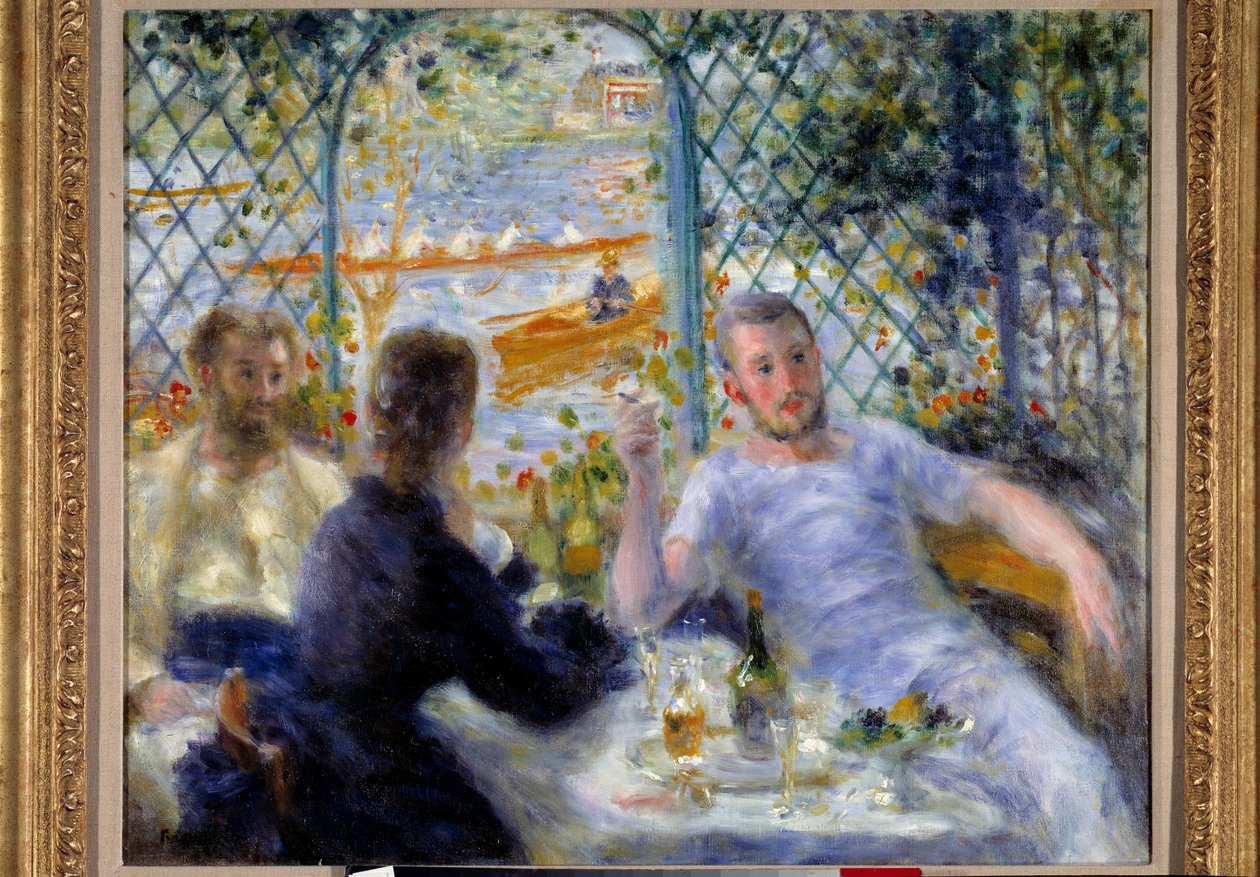 Oběd v restauraci Fournaise nebo oběd veslařů od Pierre Auguste Renoir