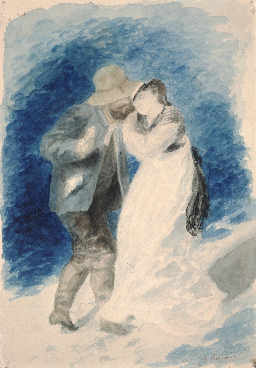 pan Jules Le Coeur a paní Clemence Trehot od Pierre Auguste Renoir
