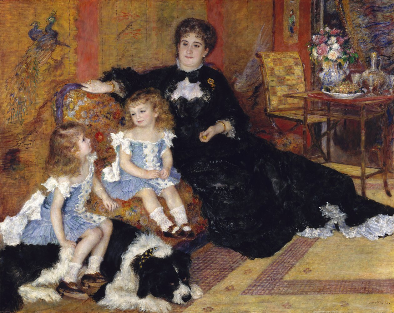 Madame Georges Charpentier Marguerite-Louise Lemonnier, 1848-1904..., 1878. od Pierre Auguste Renoir